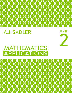 Sadler Mathematics Applications Unit 2