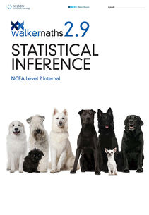 Walker Maths Senior 2.9 Statistical Inference