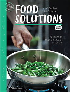 Food Solutions: Food Studies Units 3 &amp; 4 Fourth Edition