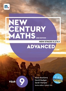 New Century Maths 9 Advanced NSW Stages 5.2/5.3, 2E - Supported by NelsonNet