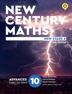 New Century Maths 10 Advanced, 3E - Supported by Nelson MindTap