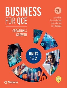 Business for QCE: Units 1 &amp; 2: Creation and Growth, 2E