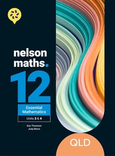 Nelson QCE Essential Mathematics Units 3 &amp; 4, 1E